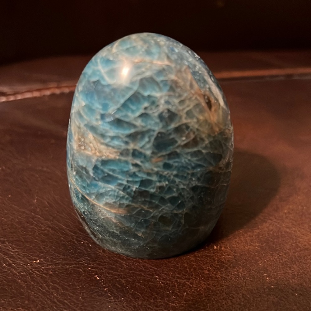 Blue Apatite Free-Form - Madagascar